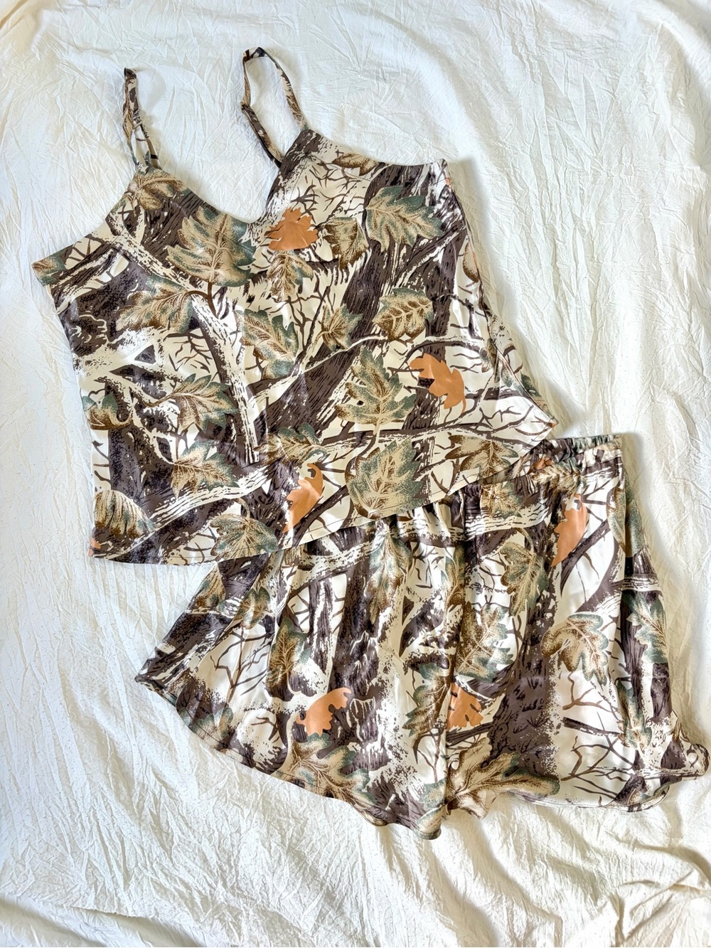 Cabelas Silk Camo Pajama Set